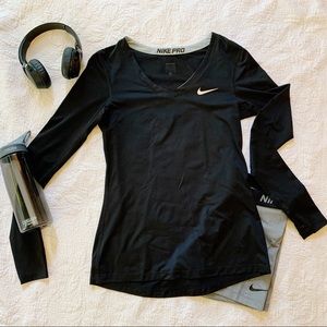 Nike Pro long sleeve exercise top